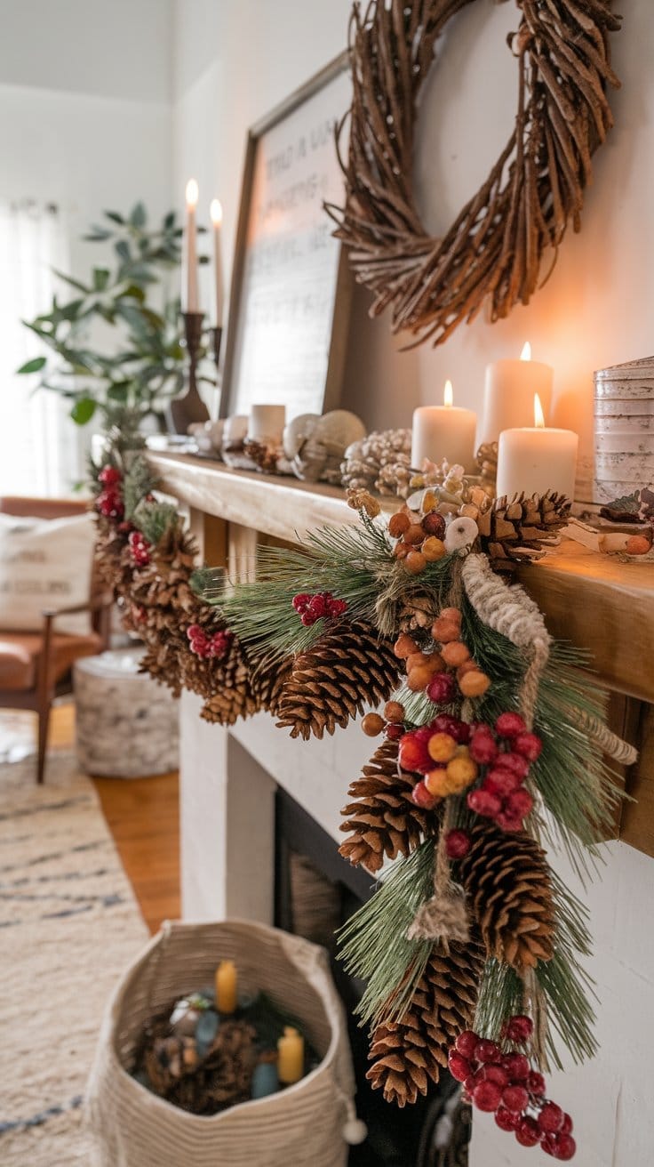 boho christmas decor ideas (34)