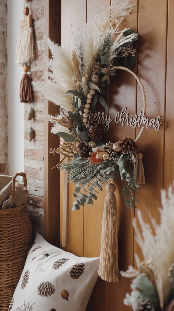 boho christmas decor ideas (71)