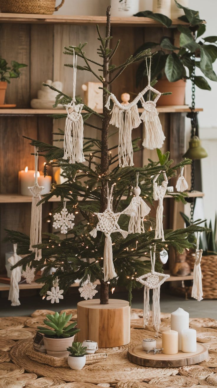 boho christmas decor ideas (79)