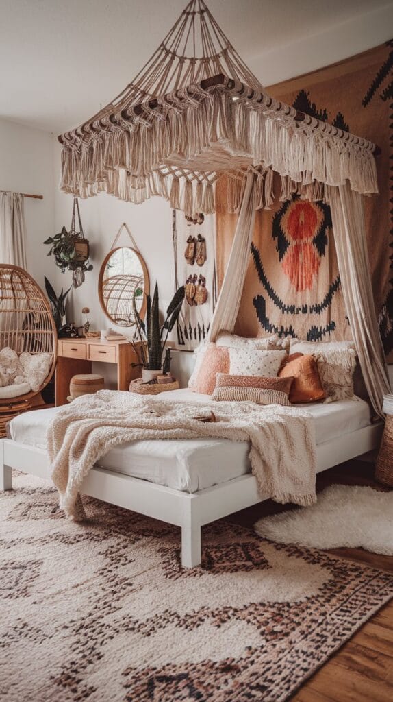 cozy boho bedroom ideas (1)