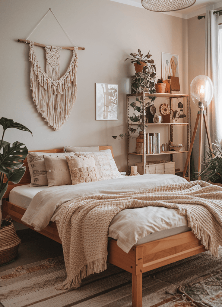 cozy boho bedroom ideas (7)