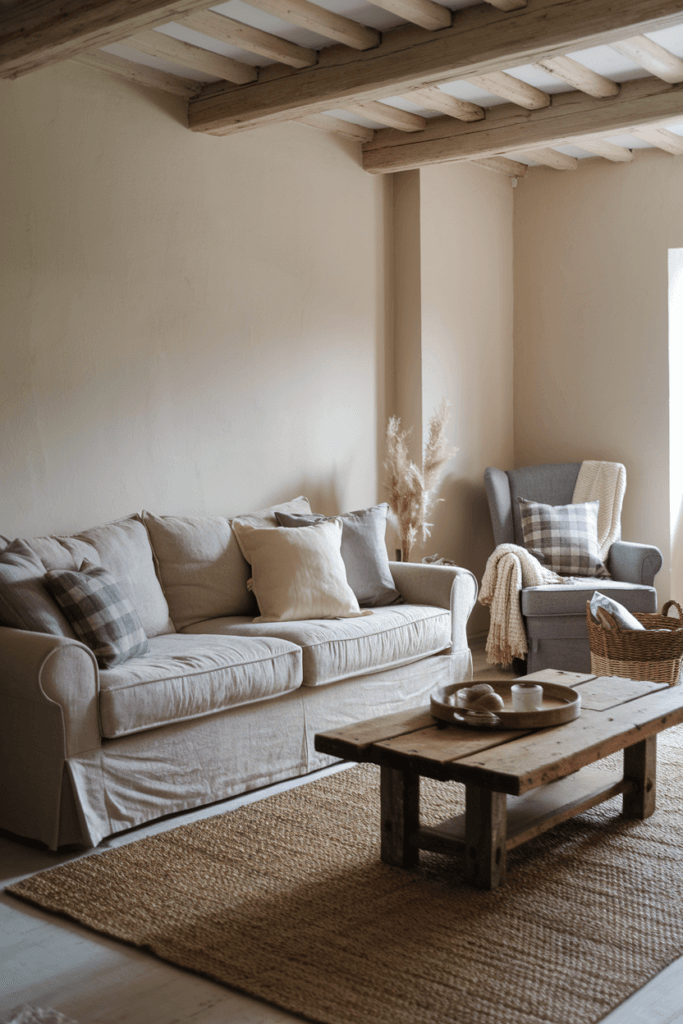 Grey and Beige Living Room Ideas (12)