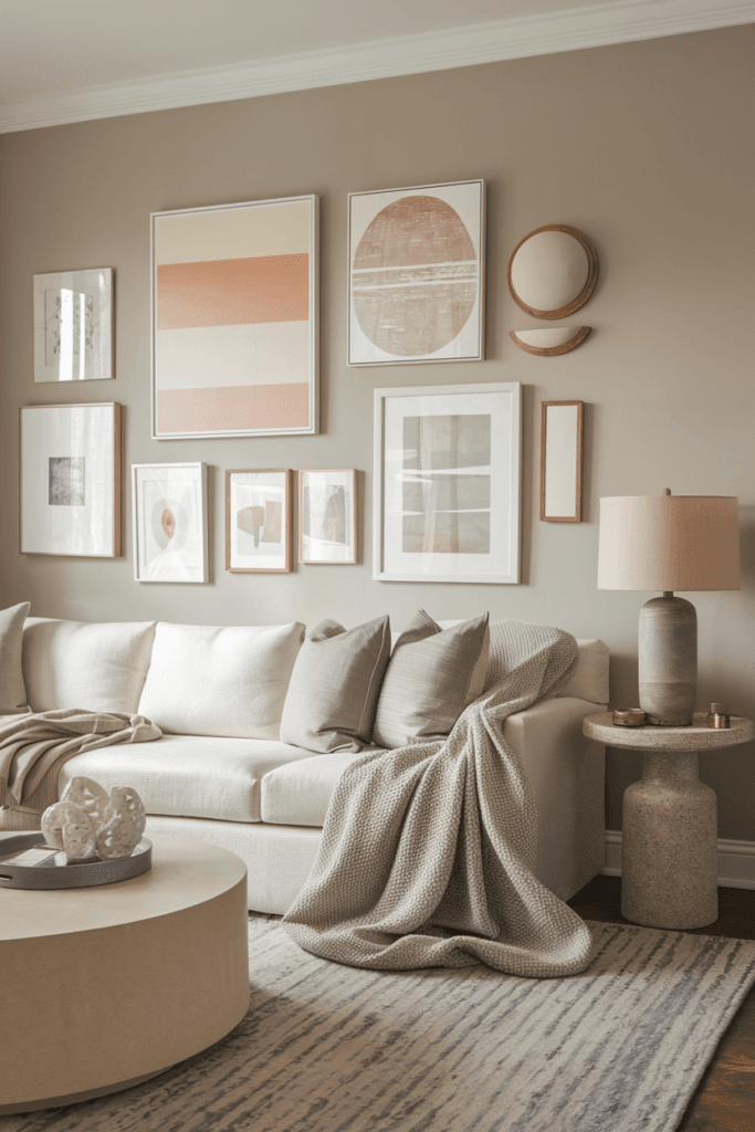 Grey and Beige Living Room Ideas (18)