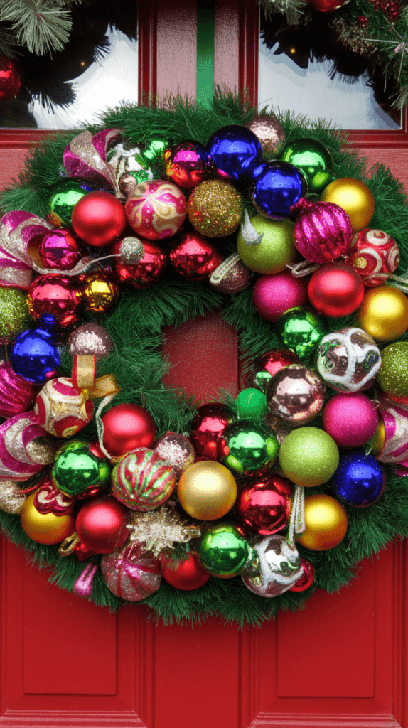 christmas door wreath ideas (11)