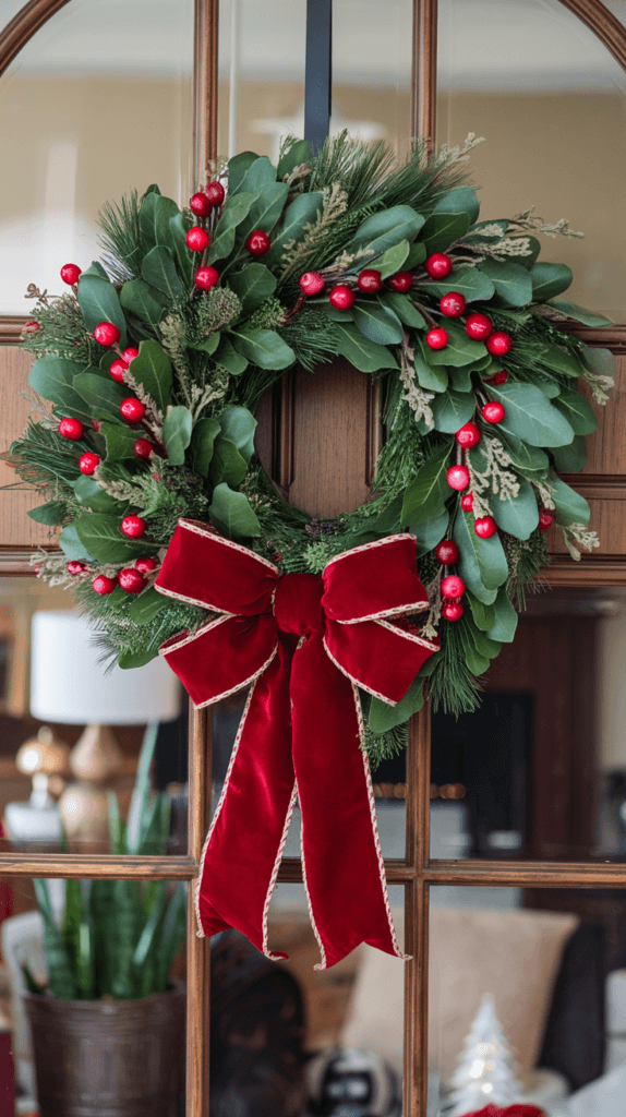 christmas door wreath ideas (13)