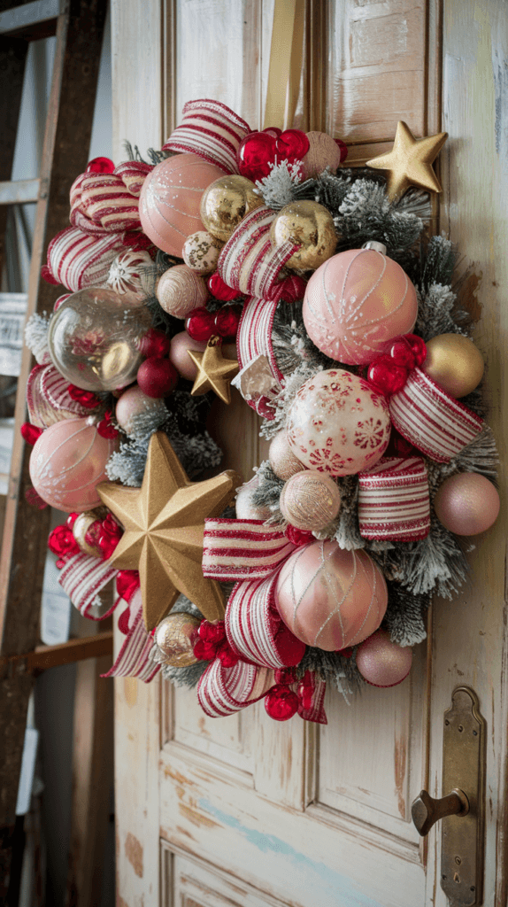 christmas door wreath ideas (48)