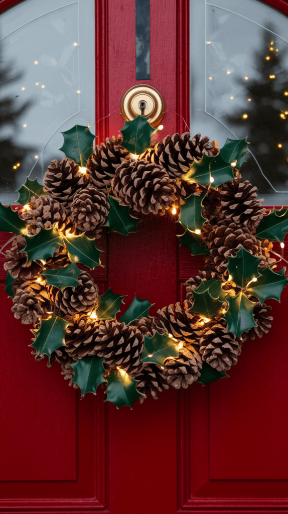 christmas door wreath ideas (66)