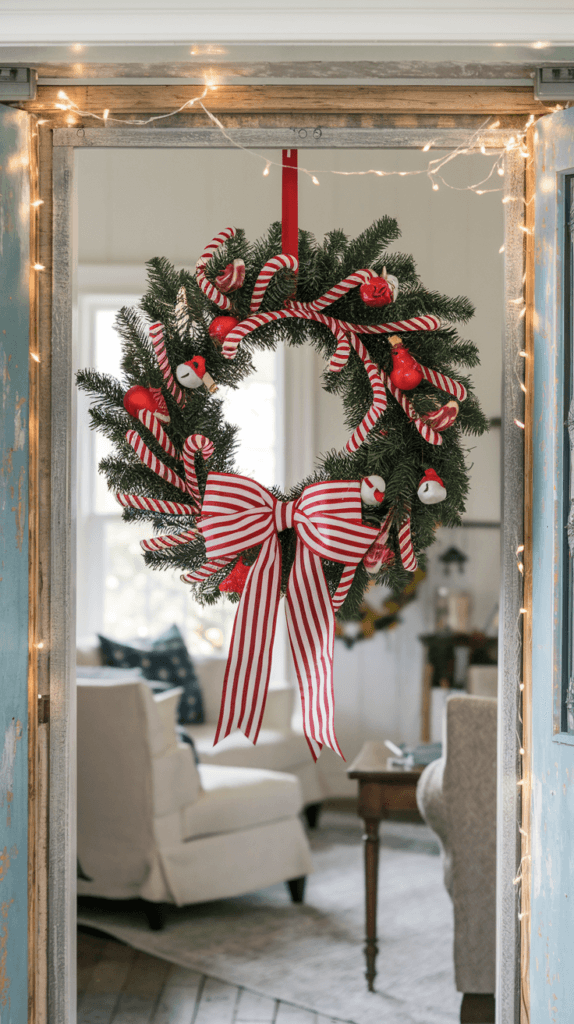 christmas door wreath ideas (76)