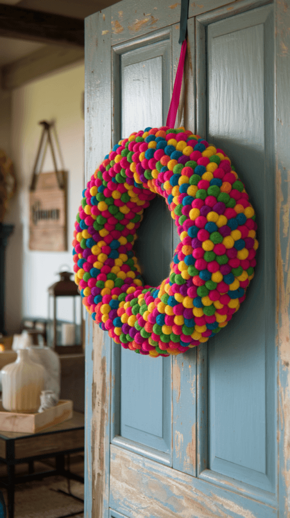 christmas door wreath ideas (78)