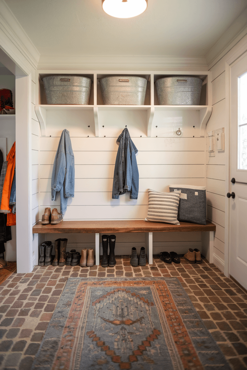 15 Farmhouse Mudroom Ideas For An Organized And Inviting Entryway - The ...