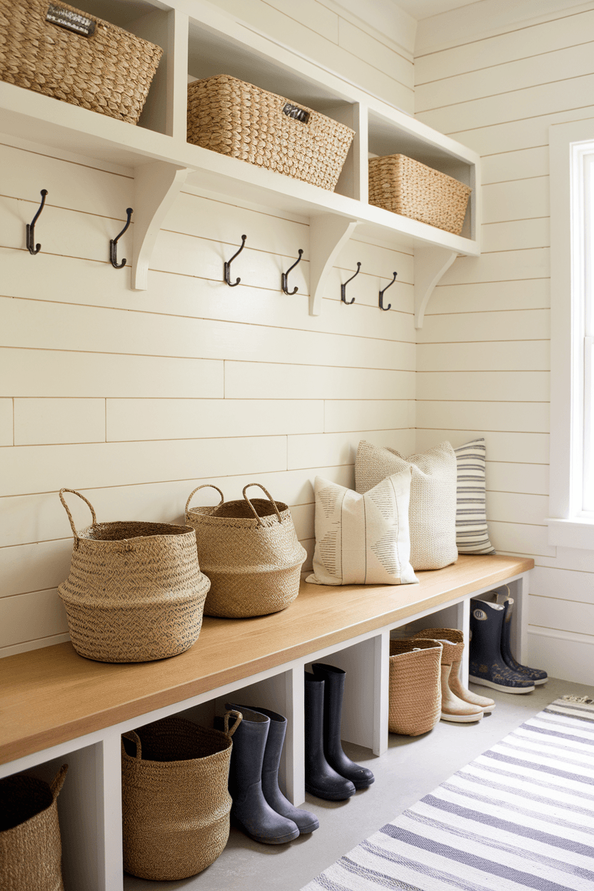 15 Farmhouse Mudroom Ideas For An Organized And Inviting Entryway - The ...
