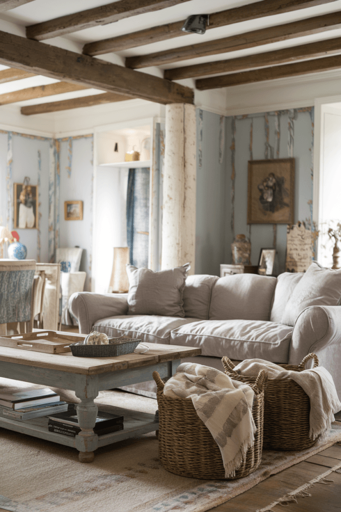 french cottage living room ideas 14