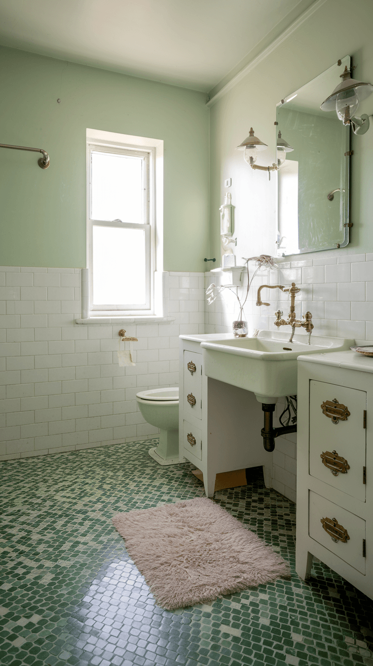 20 Stunning Green Bathroom Ideas For A Fresh, Serene Space - The Savvy ...