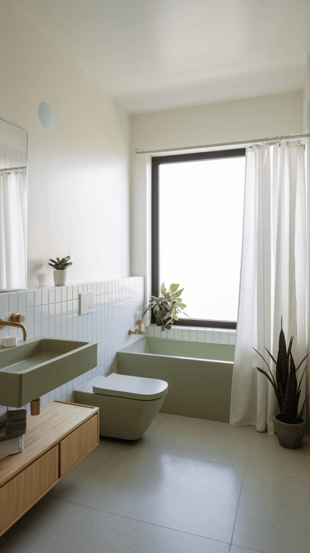 20 Stunning Green Bathroom Ideas For A Fresh, Serene Space - The Savvy Folks