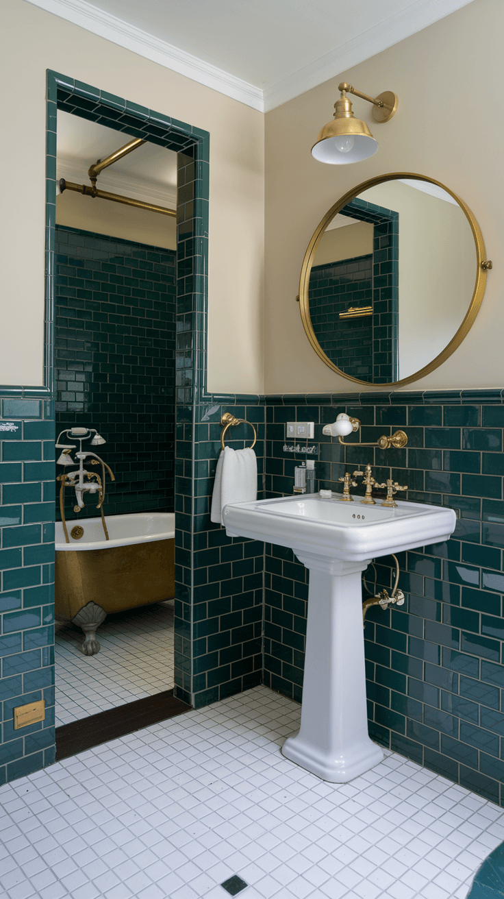 20 Stunning Green Bathroom Ideas For A Fresh, Serene Space - The Savvy ...