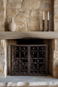 15 Rustic Farmhouse Fireplace Ideas To Warm Up Your Home - The Savvy Folks