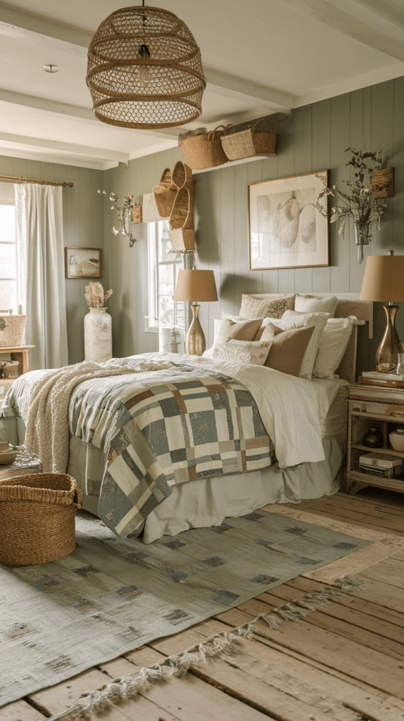 sage green bedroom ideas (19)