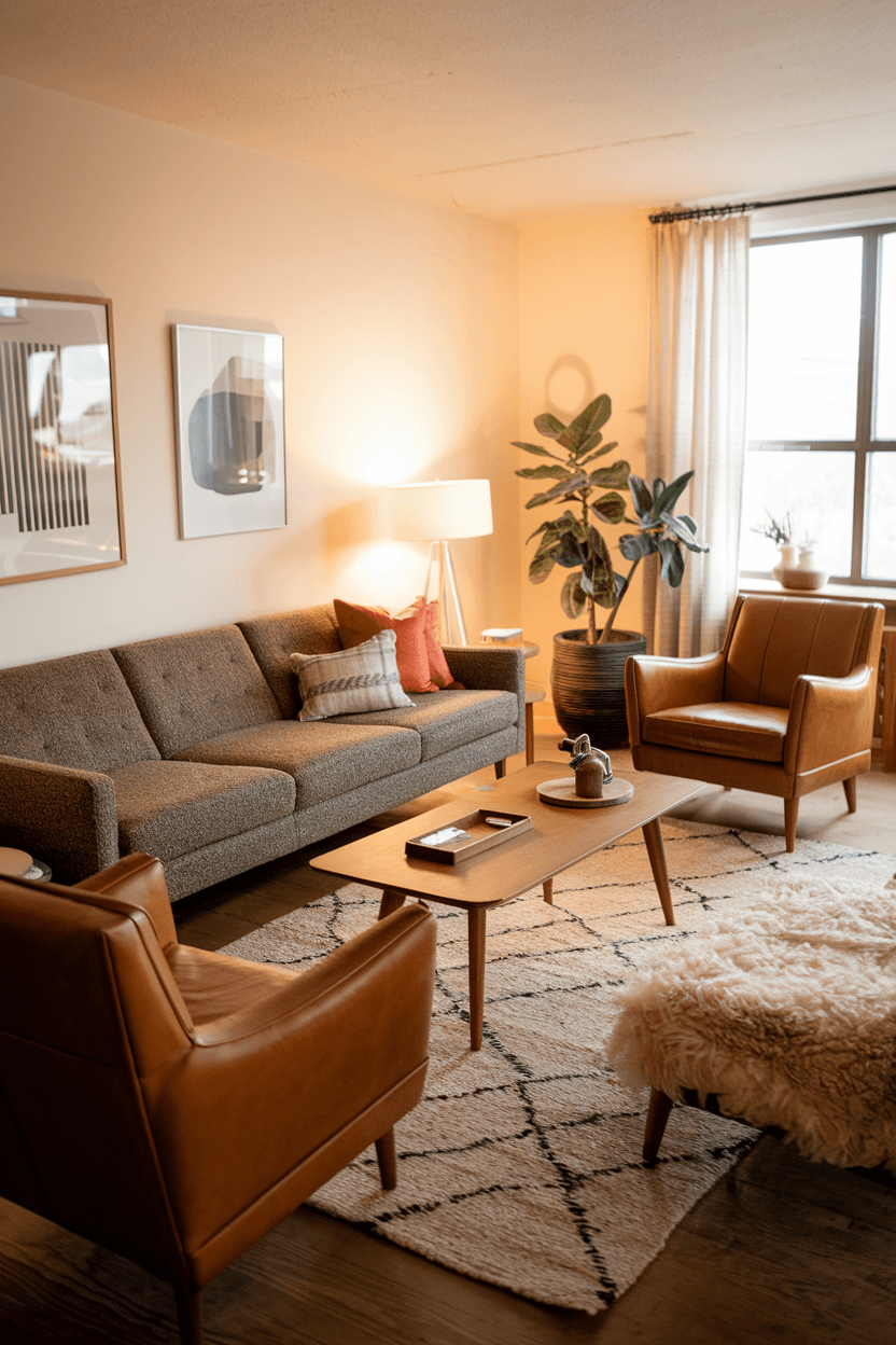 Mid Century Modern Living Room Ideas (27)