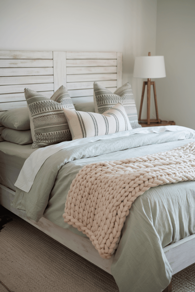 Sage Green and Grey Bedroom Ideas (42)