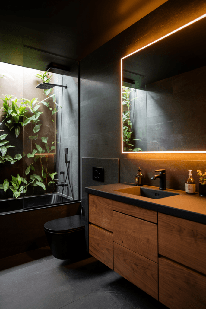 dark modern bathroom ideas (16)