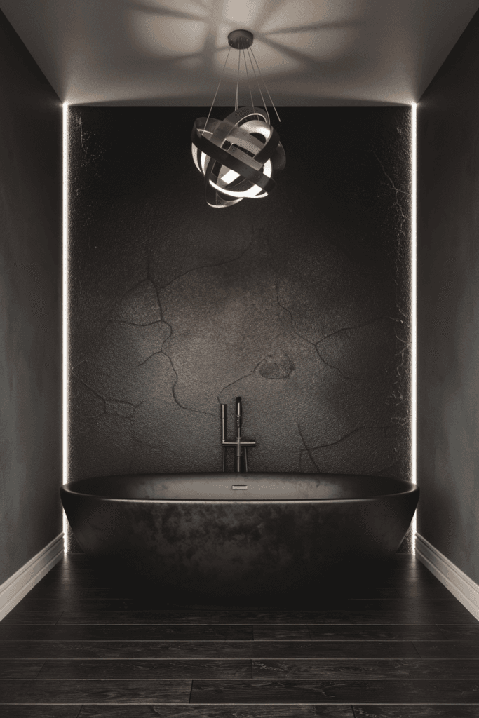 dark modern bathroom ideas (30)