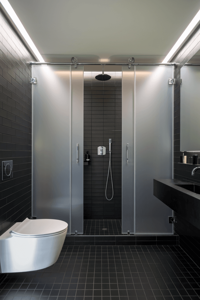 dark modern bathroom ideas (53)