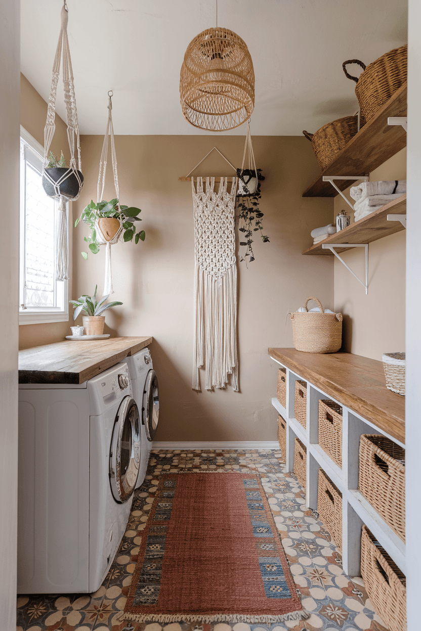 75 Beautiful Scandinavian Laundry Room Ideas & Designs - Houzz - Scandi-Chic Penthouse Apartment Laundry Room Ideas