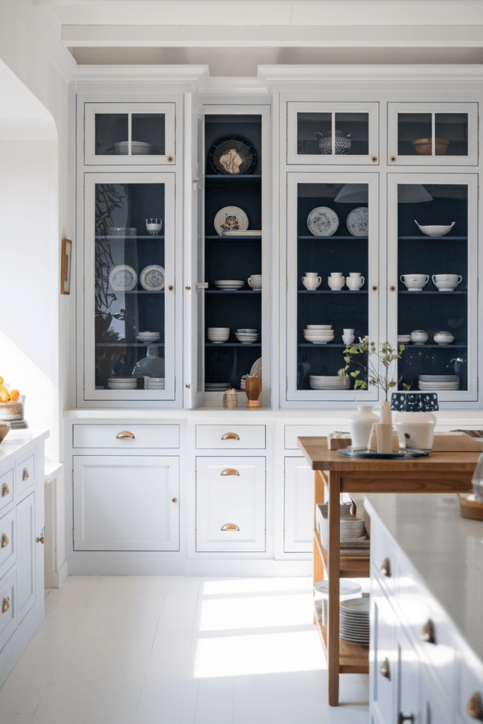 navy and white kitchen design ideas (20)