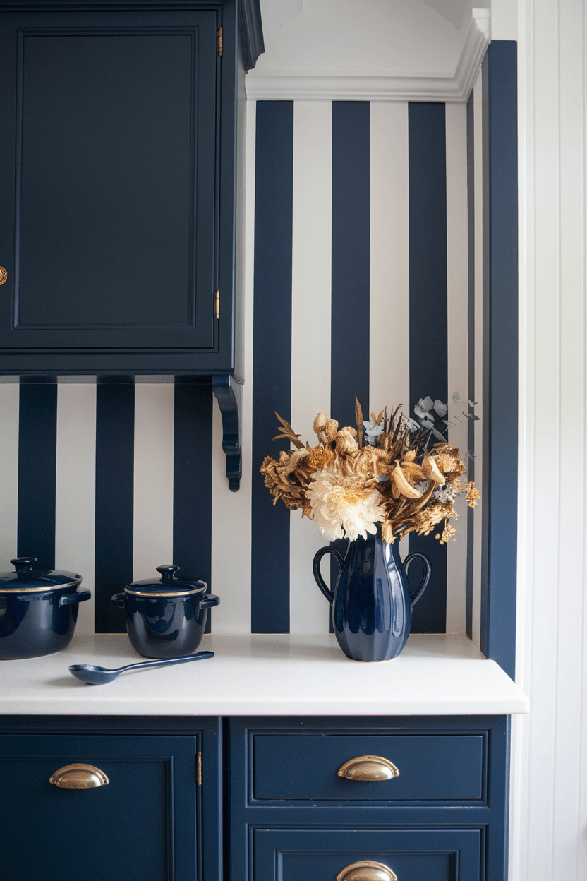 20 Navy And White Kitchen Design Ideas - The Savvy Folks