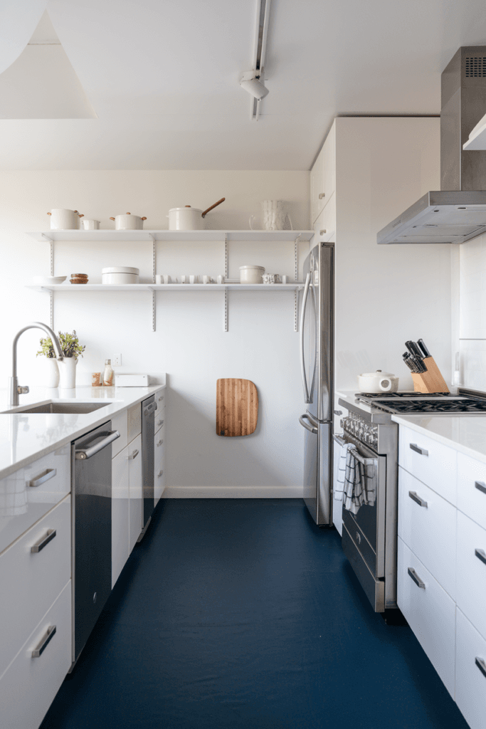 navy and white kitchen design ideas (51)