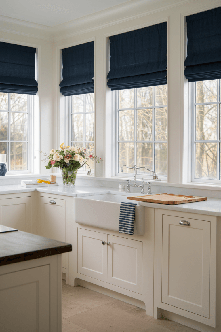 20 Navy And White Kitchen Design Ideas - The Savvy Folks