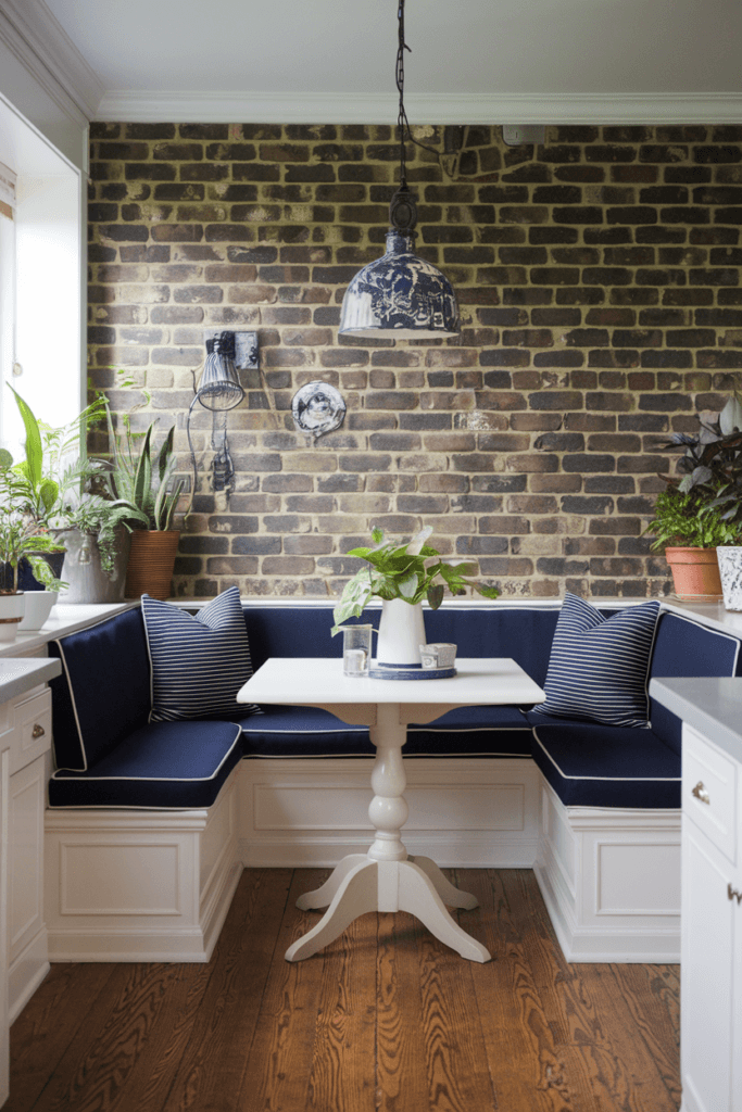 navy and white kitchen design ideas (78)