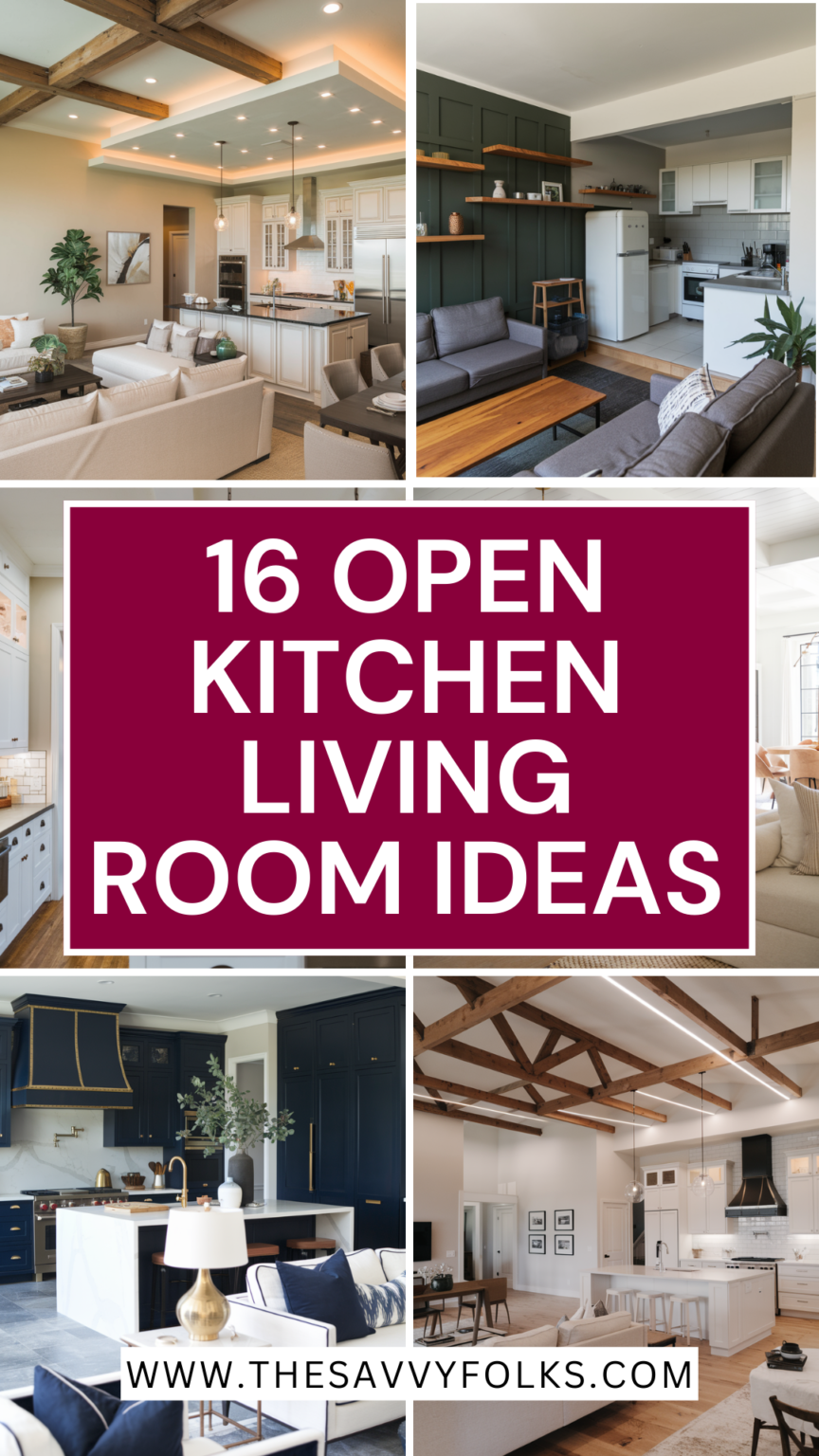 From Cozy To Contemporary: 16 Open Kitchen Living Room Ideas You’ll ...