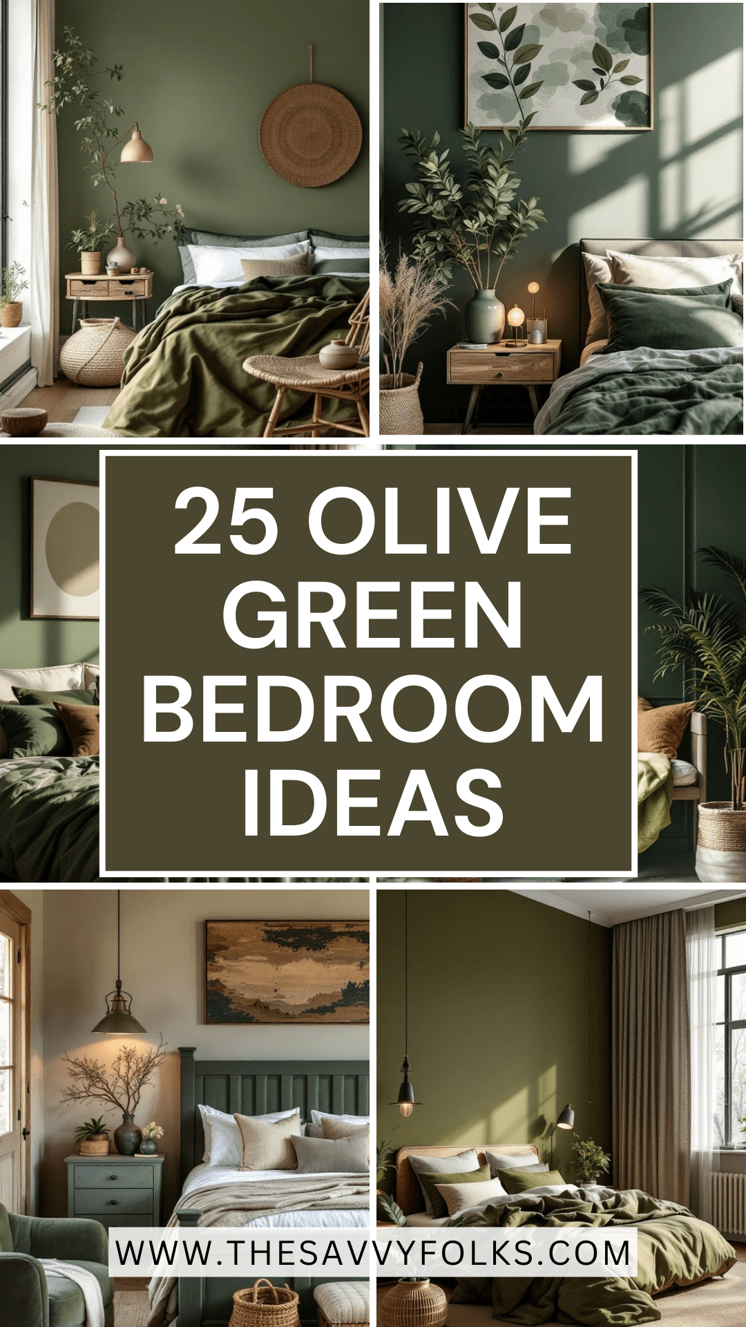 25 Olive Green Bedroom Ideas For A Tranquil And Stylish Space - The ...