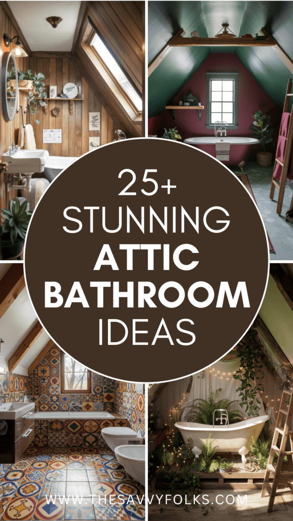 25+ Brilliant Attic Bathroom Ideas to Maximize Style and Space 1 25+ Stunning Attic Bathroom Ideas
