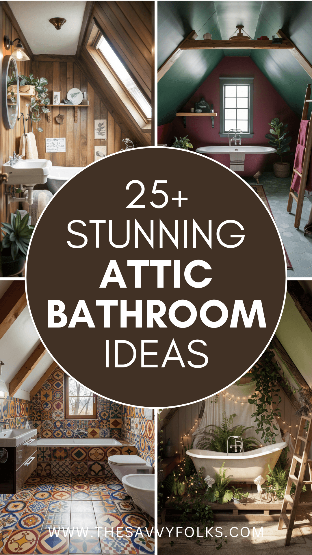 25+ Brilliant Attic Bathroom Ideas To Maximize Style And Space - The ...