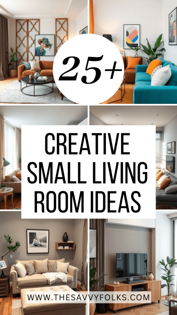 27 Creative Small Living Room Ideas