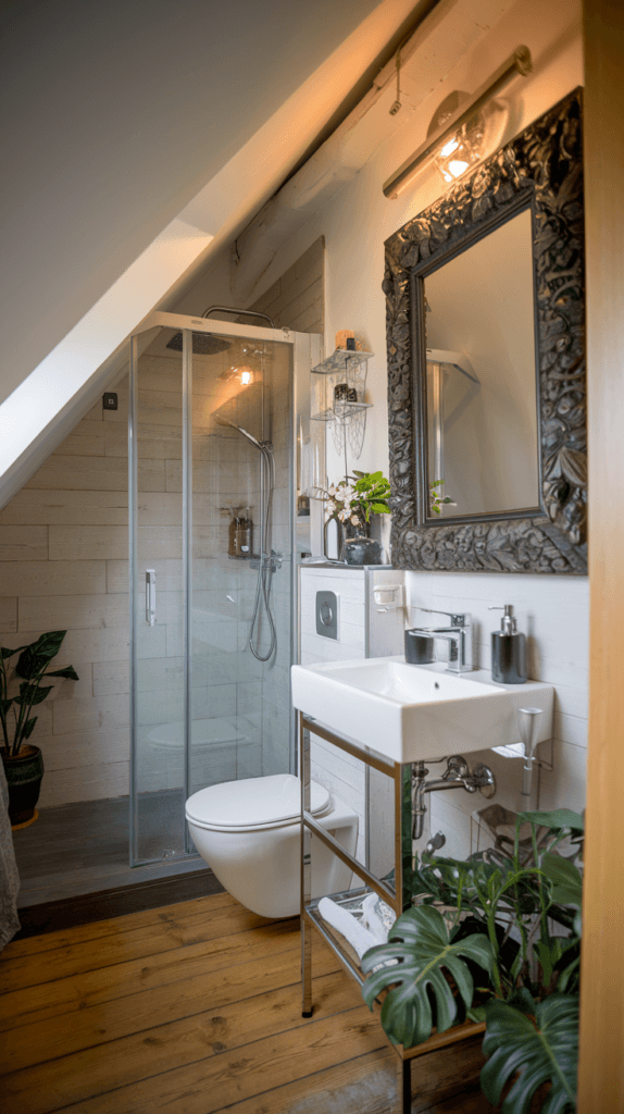 25+ Brilliant Attic Bathroom Ideas to Maximize Style and Space 29 Attic Bathroom Ideas (107)