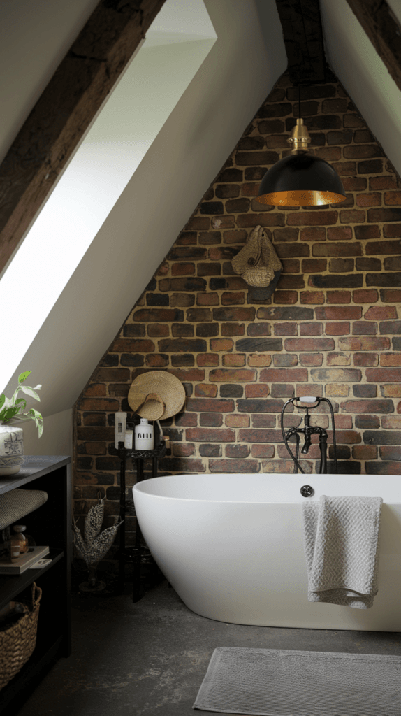 25+ Brilliant Attic Bathroom Ideas to Maximize Style and Space 11 Attic Bathroom Ideas (39)