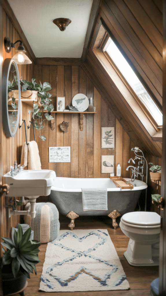 25+ Brilliant Attic Bathroom Ideas to Maximize Style and Space 15 Attic Bathroom Ideas (51)
