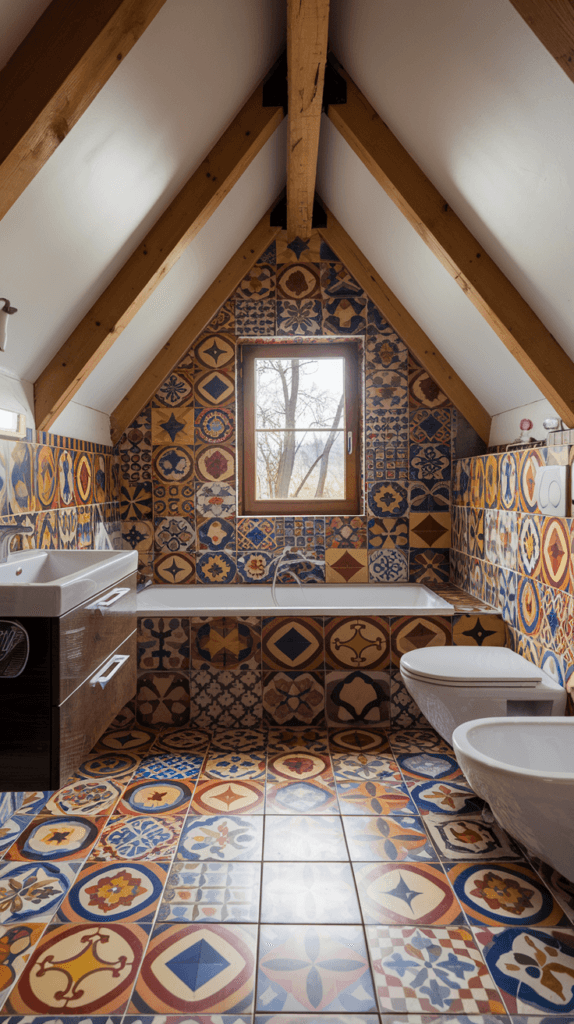 25+ Brilliant Attic Bathroom Ideas to Maximize Style and Space 17 Attic Bathroom Ideas (57)