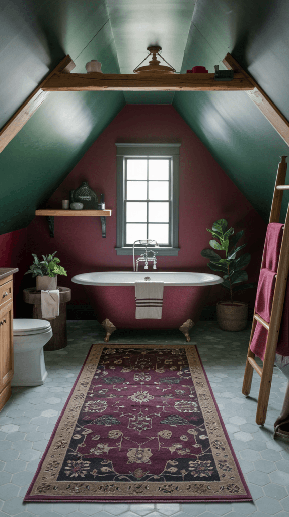25+ Brilliant Attic Bathroom Ideas to Maximize Style and Space 18 Attic Bathroom Ideas (64)