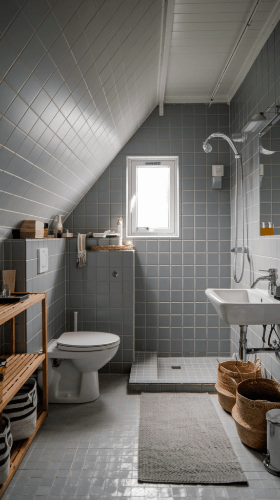 25+ Brilliant Attic Bathroom Ideas to Maximize Style and Space 20 Attic Bathroom Ideas (70)