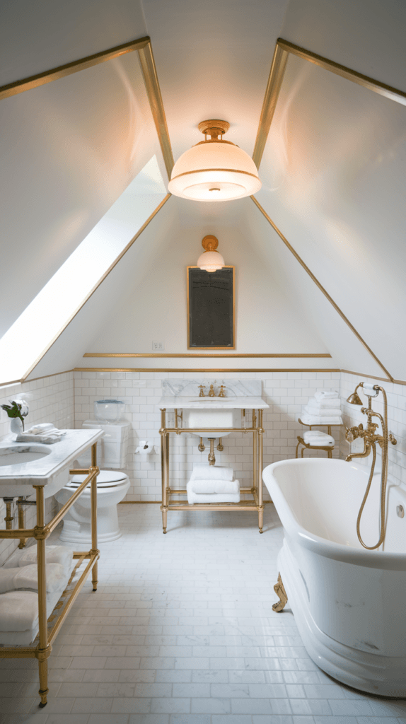 25+ Brilliant Attic Bathroom Ideas to Maximize Style and Space 25 Attic Bathroom Ideas (92)