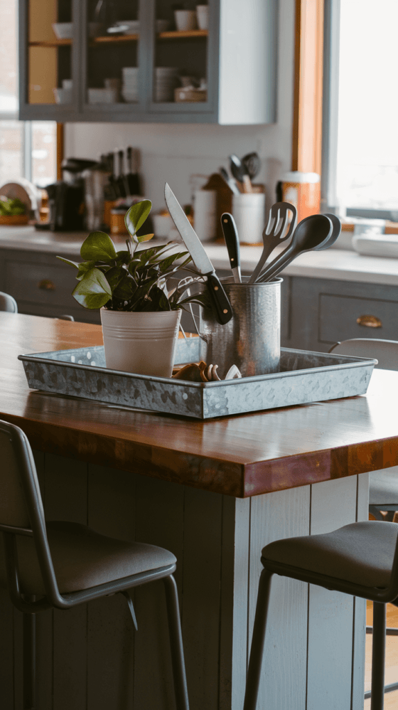 24 Gorgeous Kitchen Island Decor Ideas to Elevate Your Space 22 Kitchen Island Decor (77)