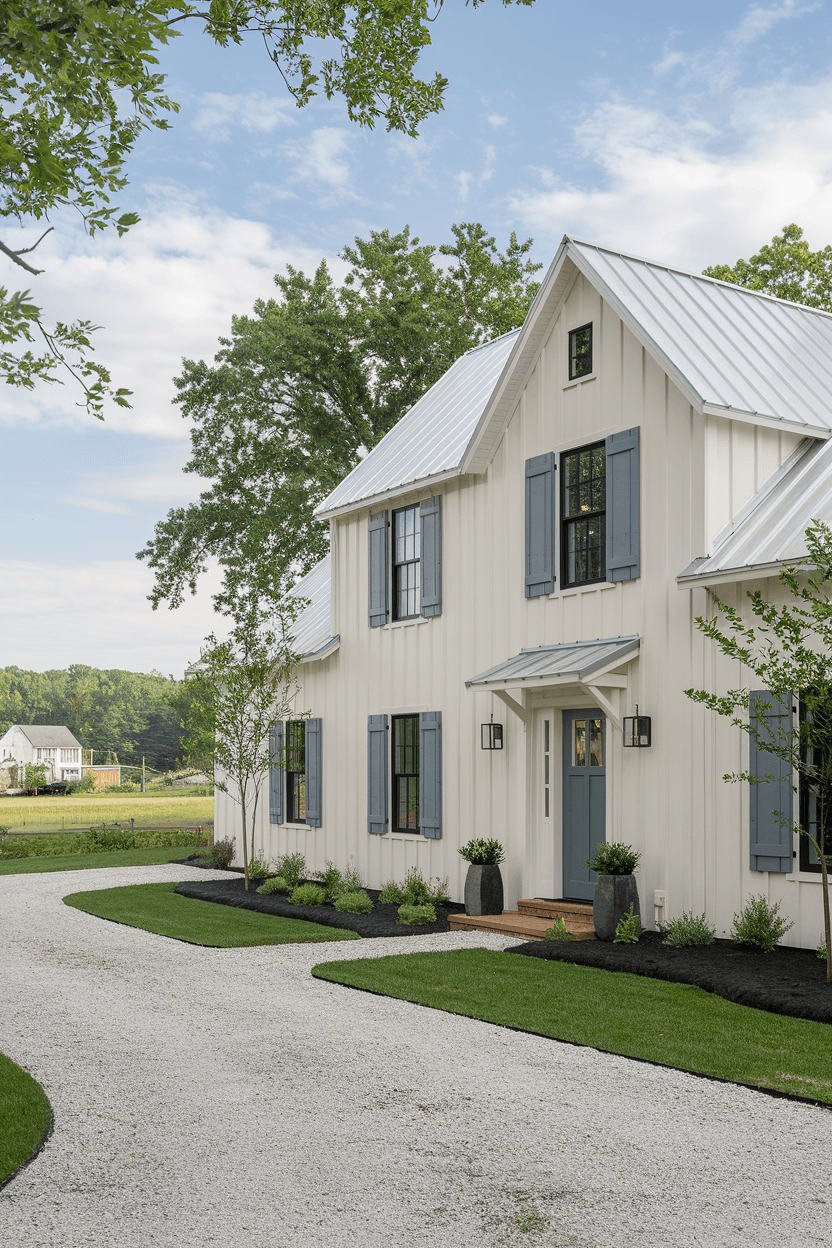 15 Stunning Modern Farmhouse Exterior Colors For A Timeless Look - The ...