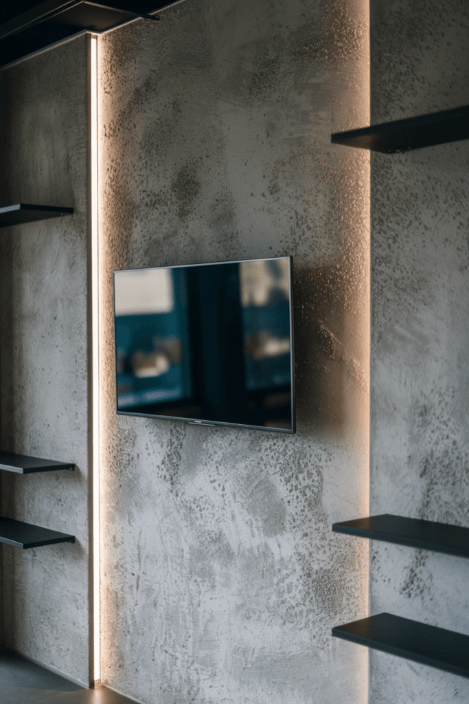 modern tv wall ideas (8)