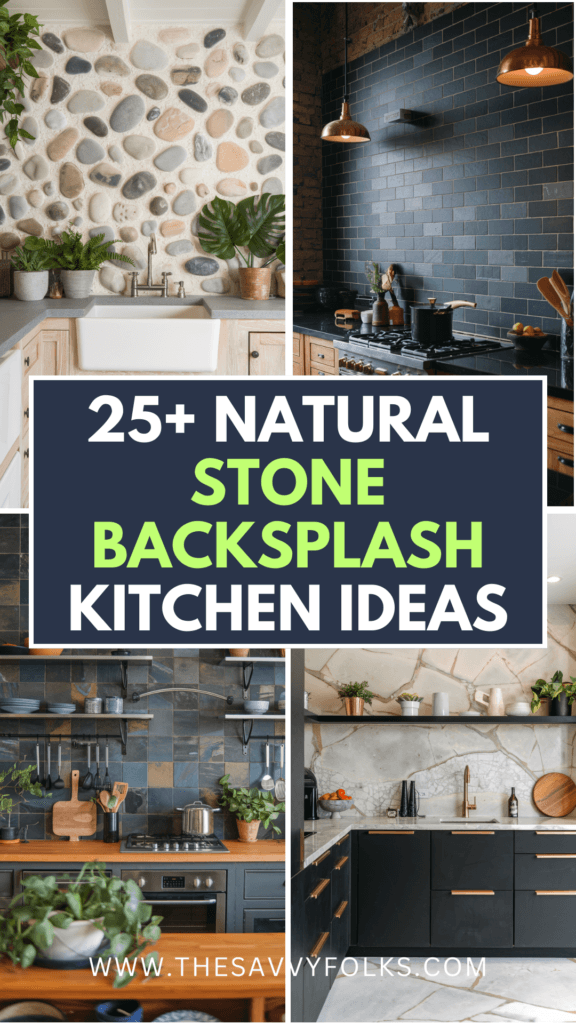 25+ Gorgeous Natural Stone Backsplash Kitchen Ideas 1 25+ Natural Stone Backsplash Kitchen Ideas