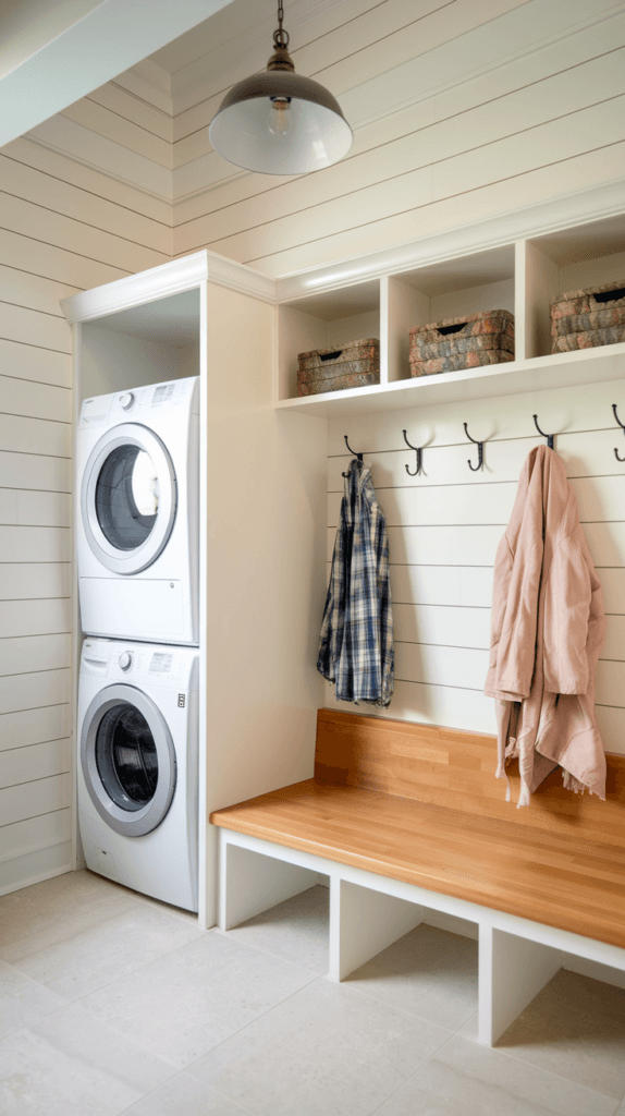 25 Stylish Mudroom-Laundry Combo Ideas to Organize Your Home 12 Mudroom Laundry Combo (41)