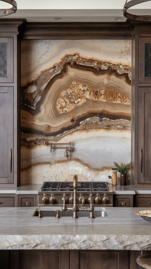25+ Gorgeous Natural Stone Backsplash Kitchen Ideas 29 Natural Stone Backsplash Kitchen (106)